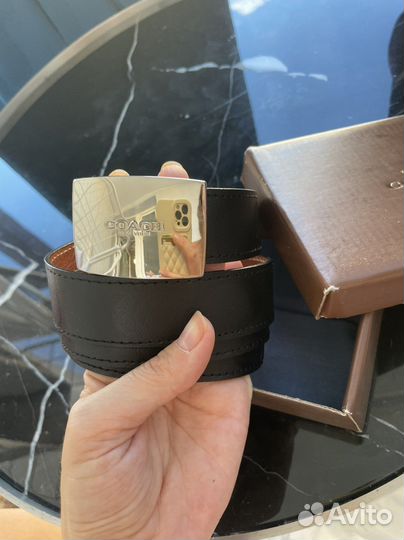 Ремень coach двухсторонний оригинал