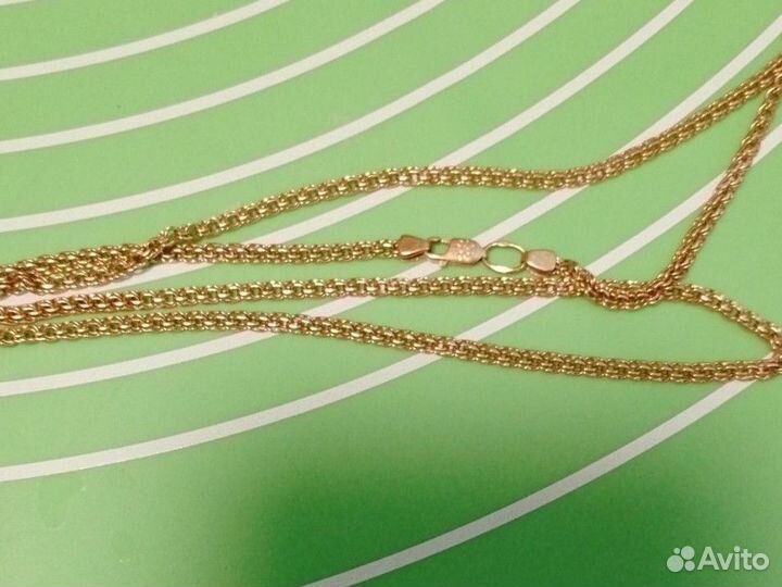 Цепь золотая мужская 585