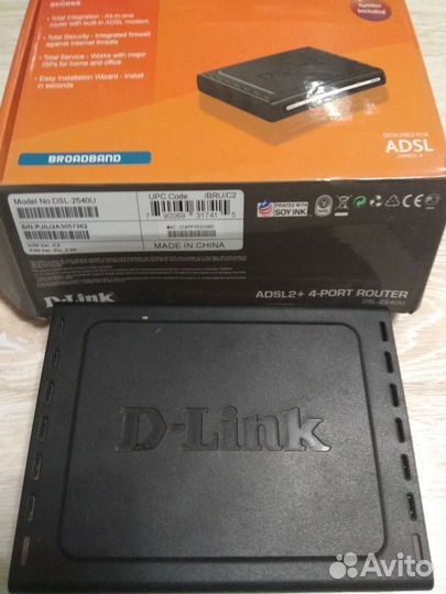 Маршрутизатор D-link Dsl-2540 U