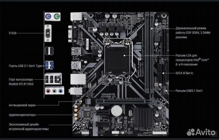 Gigabyte h310m s2 1.1