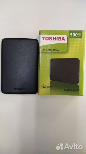 Внешний жесткий диск 500 гб Toshiba новый