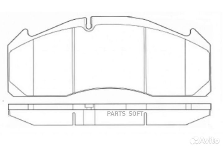 Nibk PN0915 Колод. торм. диск