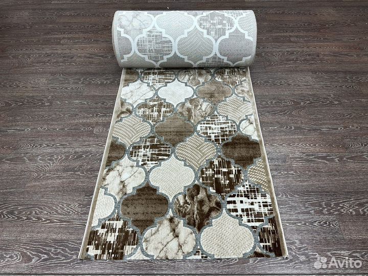 Ковровая дорожка 1м, рельефная