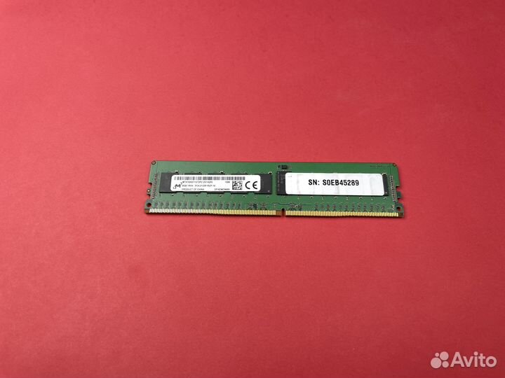 Серверная память DDR4 ECC REG micron 8GB 2133 MH