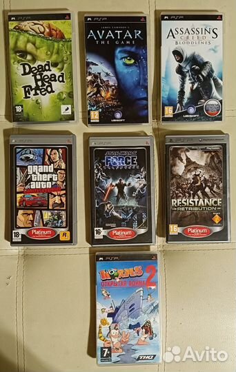 Диски на PSP Sony