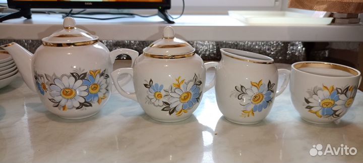 Сервис чайный фарфоровый.ссср