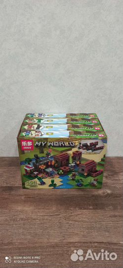 Лего Майнкрафт деревня