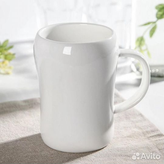 Кружка фарфоровая Wilmax England, 460 мл