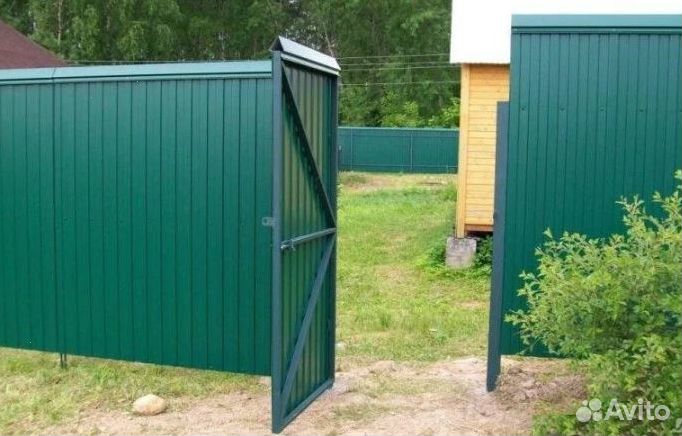 Откатные ворота из металла