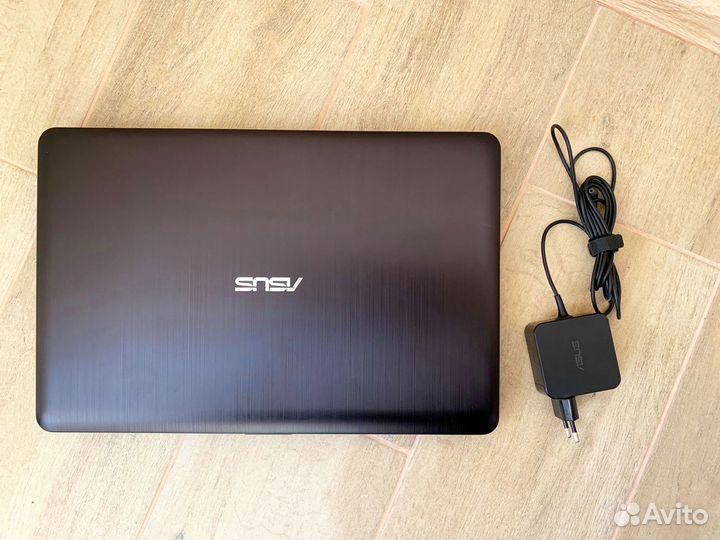 Золотистый Ноутбук Asus 15.6 + Сумка