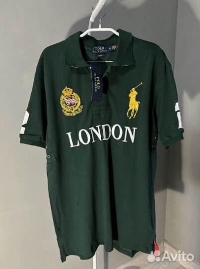 Поло Ralph Lauren London City Зеленое