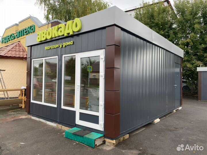 Торговый павильон 6х4 (темно-серый)