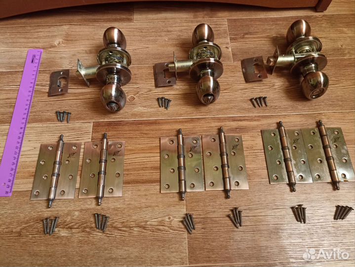 Дверные петли 6 шт Б/у