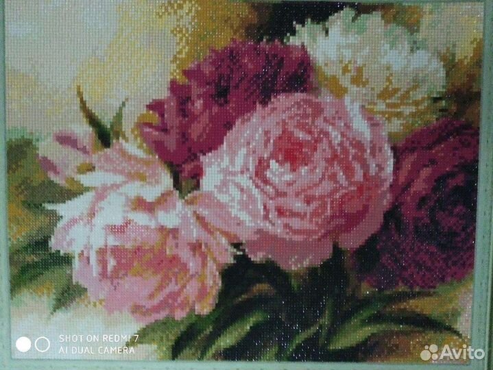 Алмазная мозаика.Готовая картина