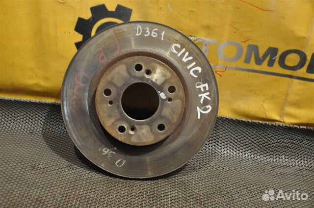 Диск тормозной (передний) honda civic FK2