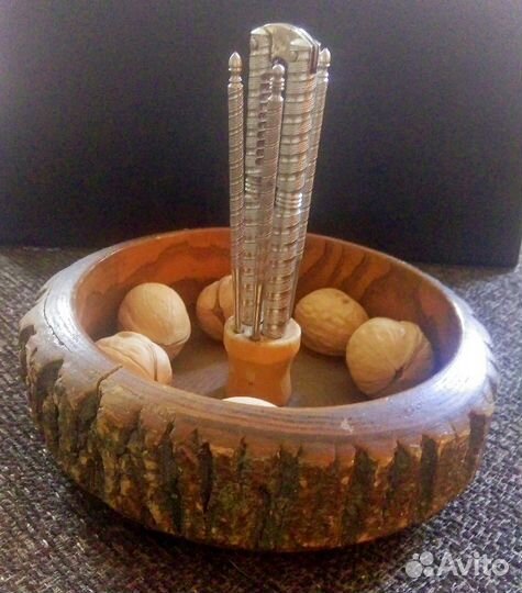 Винтажный орехокол щипцы и скалеры