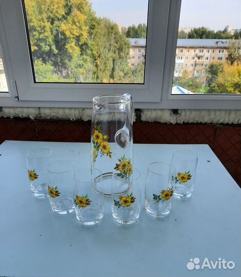 Набор стаканов с графином