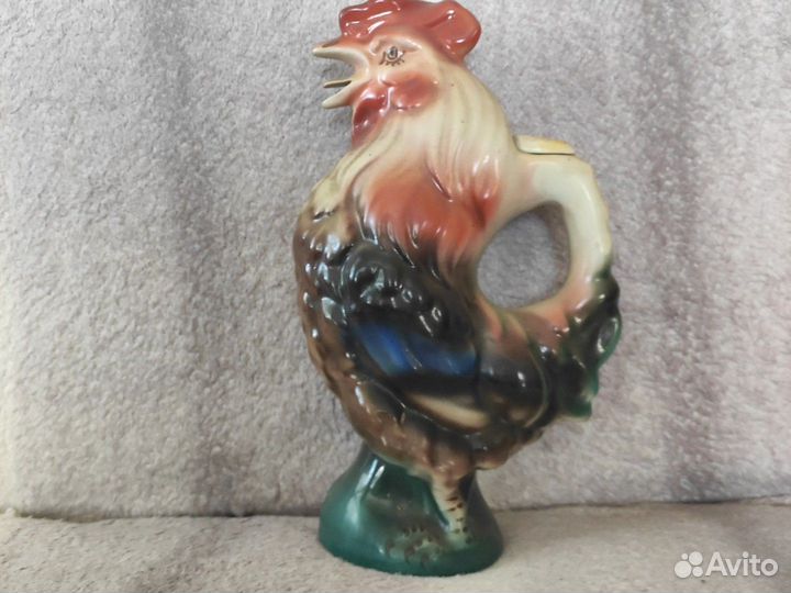 Фарфор СССР, петушок-графин