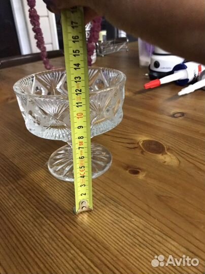 Конфетница СССР хрусталь