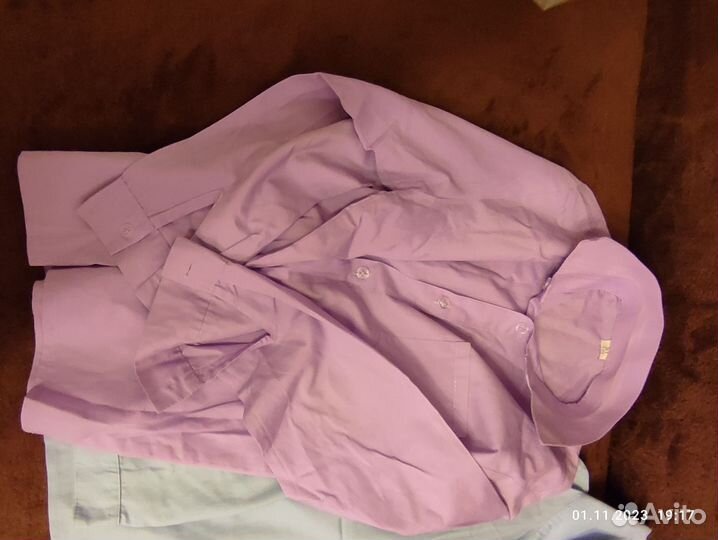 Рубашка для мальчика 128 134