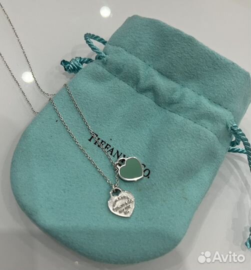 Подвеска tiffany сердце