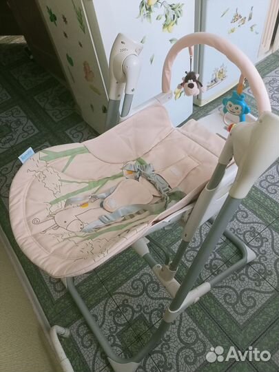 Стульчик для кормления -качели 3 в 1 Nuovita бу