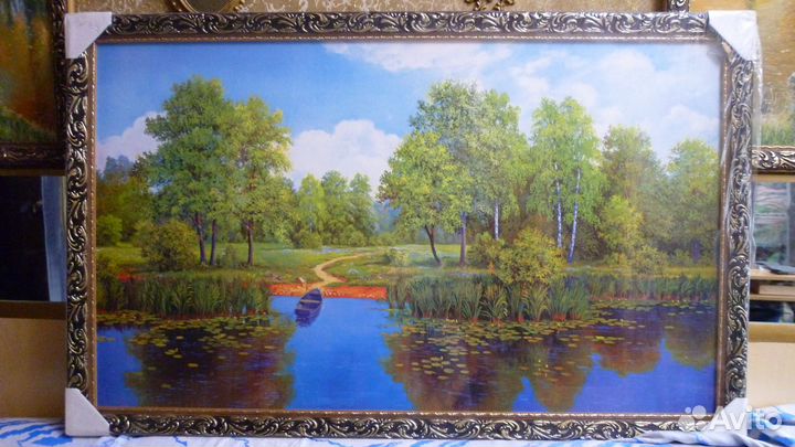 Интерьерная картина, рамка, багет