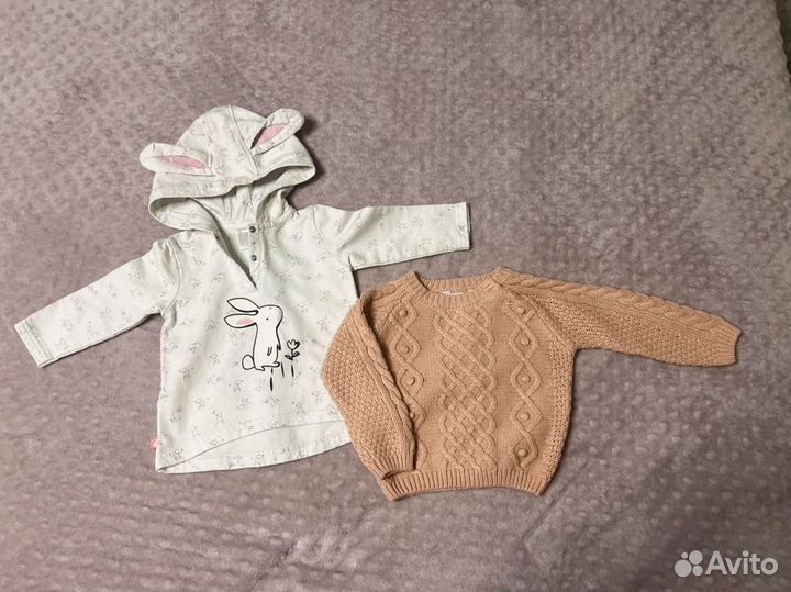 Пакет вещей на девочку 80