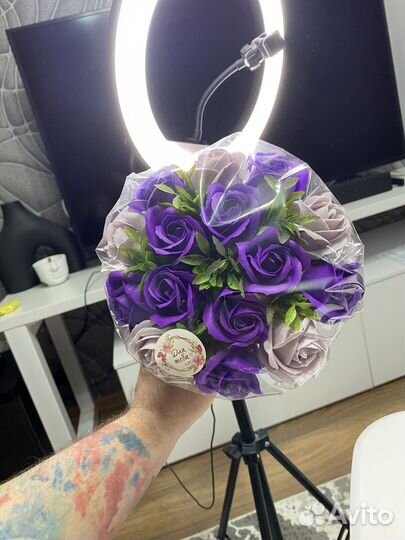 Букет цветов из мыла