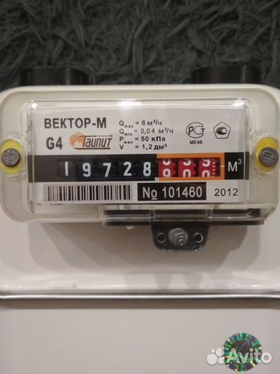 Газовый счетчик g4