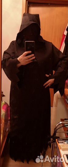 Костюм для хеллоуина Жуткий Жнец,новый, размер 54