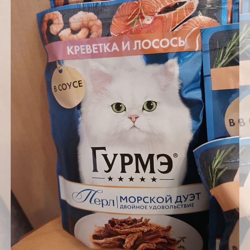 Влажный корм для кошек гурмэ