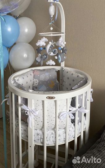 Кроватка трансформер dreams Бук Премиум