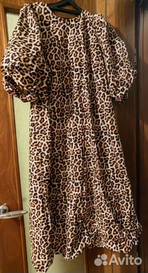 Платье леопард hm