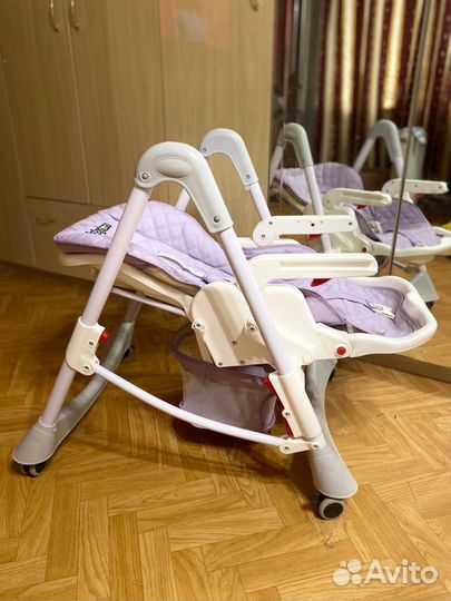 Стульчик для кормления babyton пурпурный