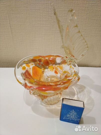 Ваза цветное стекло