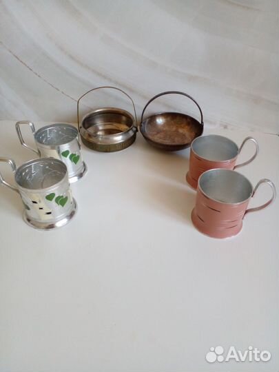 Подстаканники и конфетницы