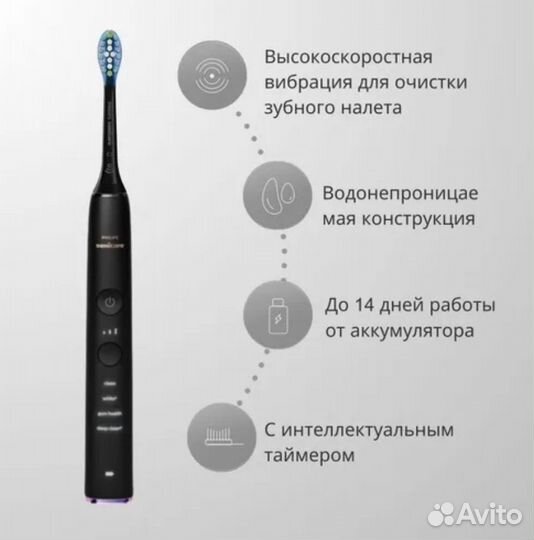 Электрическая зубная щетка philips sonicare