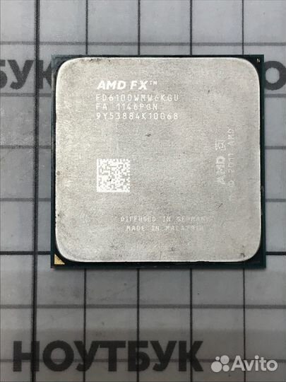 Процессор AMD FX-6100 AM3+, 6 x 3300 мгц