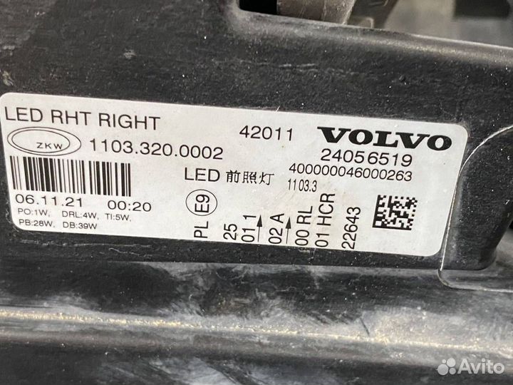 Фара правая Volvo FH5 24056519