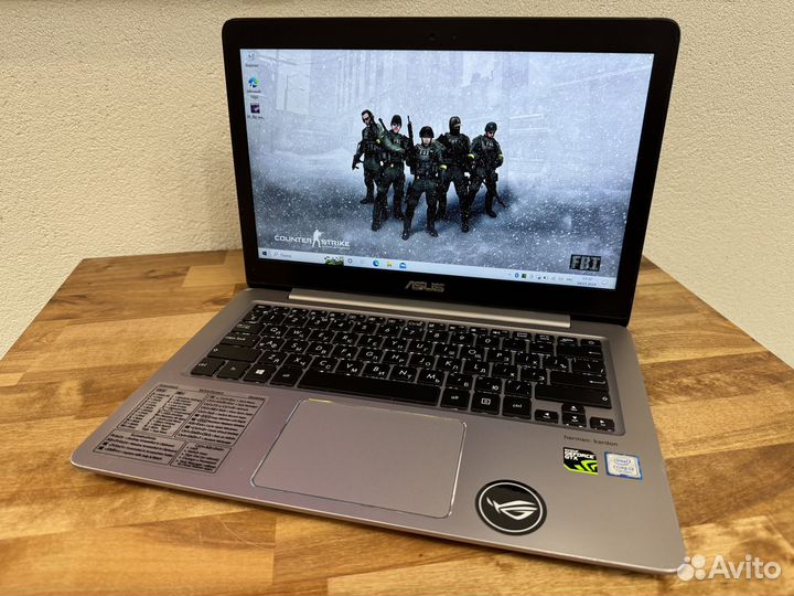 Asus 13 FHD металл i3-6100 12Gb DDR4 940MX SSD+HDD