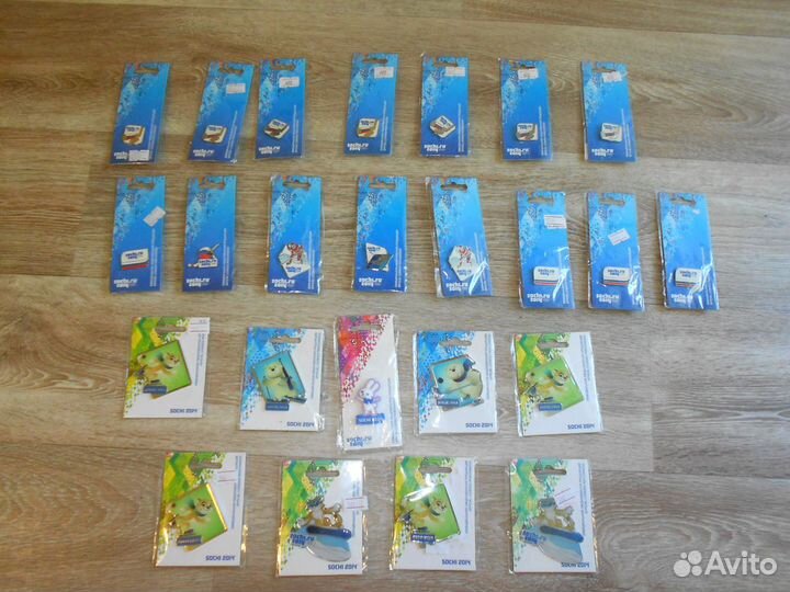 Олимпиада Сочи 2014 Значки, магнит, брелки