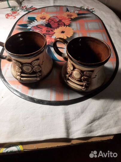 Чашка кофейная из керамики 2шт