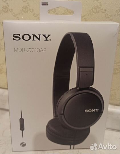 Наушники sony mdr-zx110ap