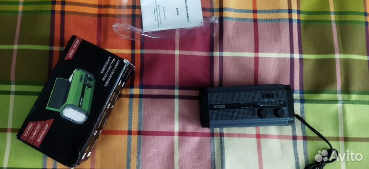 Туристический фонарь/радио/Power bank (новый)