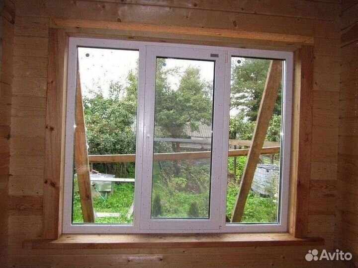 Окна пластиковые не б/у