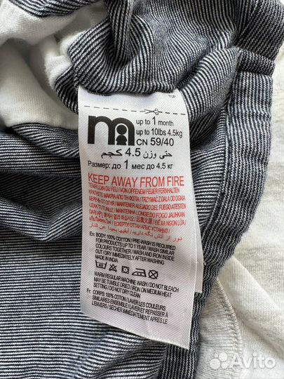 Летние Боди Gap, Mothercare 56 размер