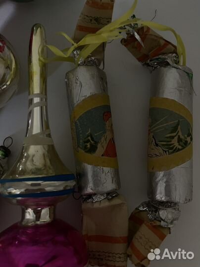 Елочные игрушки новогодние СССР