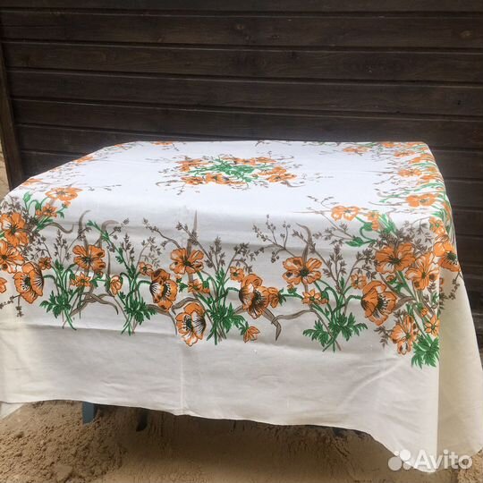 Скатерть лен жаккард СССР