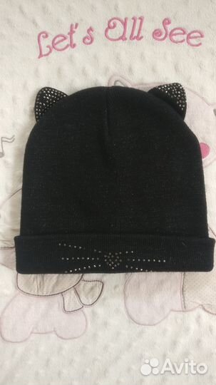 Шапочка для девочки на весну